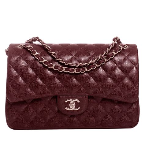 chanel small burgundy bag|Chanel burgundy flap bag.